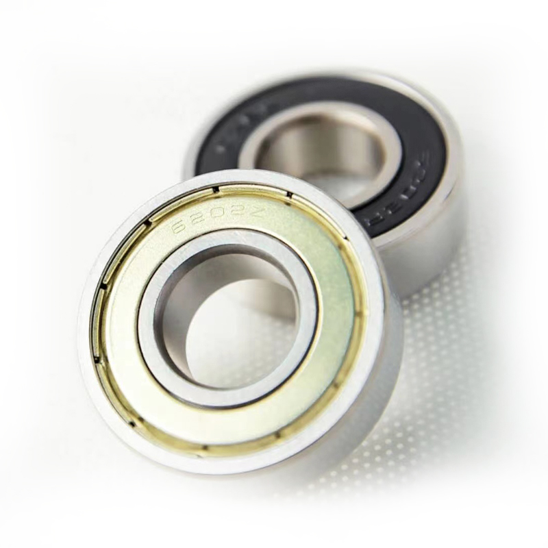 What is the contact angle of deep groove ball bearings and what is the function of the contact angle